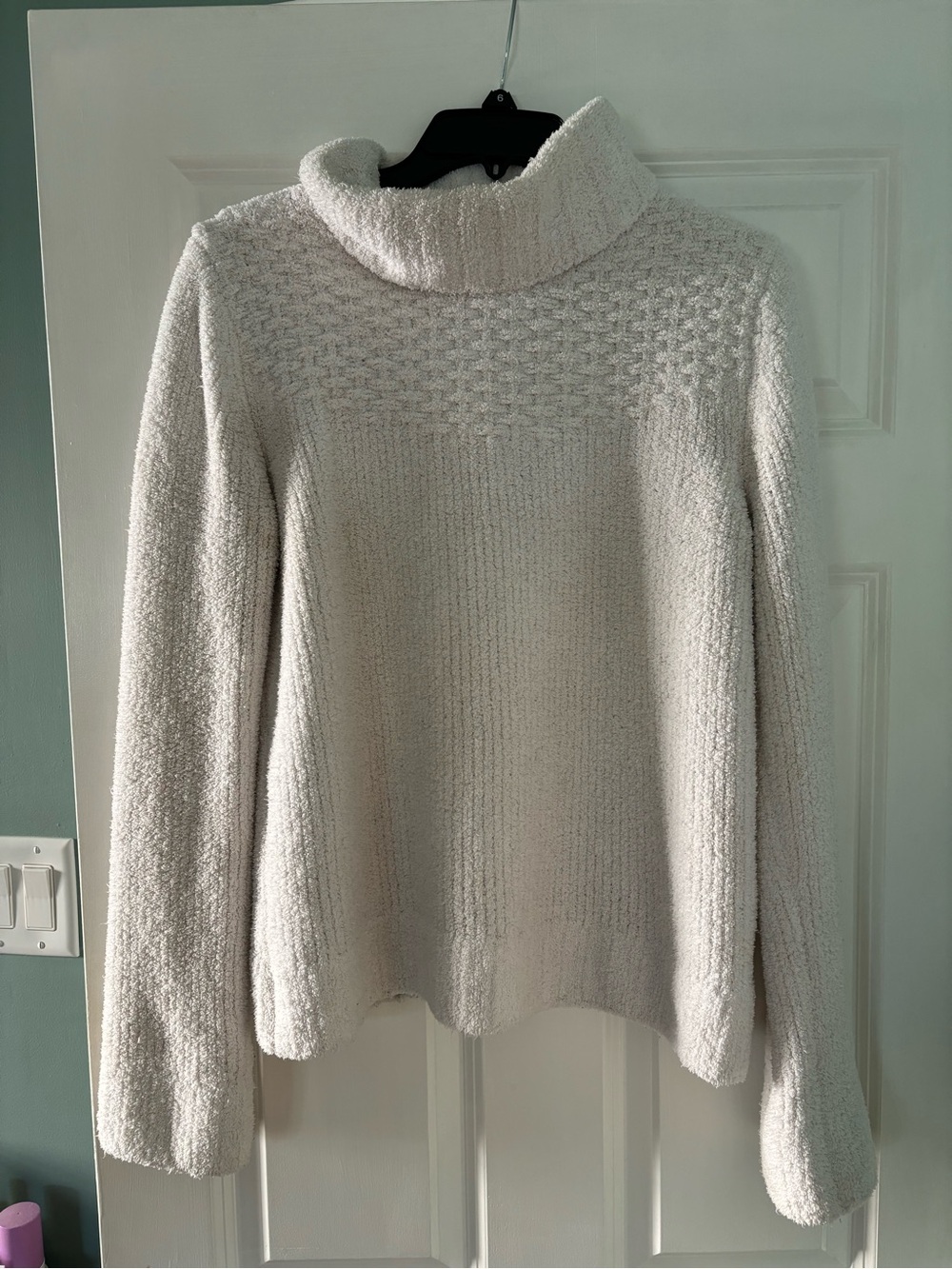 Cream Turtleneck Sweater - Cozy Knit Pullover